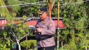 Kapolres Natuna Gelar Apel Sabuk Kamtibmas 2026, Dari Santri Sampai Sopir Lori, Semua Satu Barisan Jaga Natuna Aman
