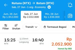 Setahun Berlalu, Janji Bupati Natuna Turunkan Tiket Pesawat Masih "Menggantung di Angkasa"