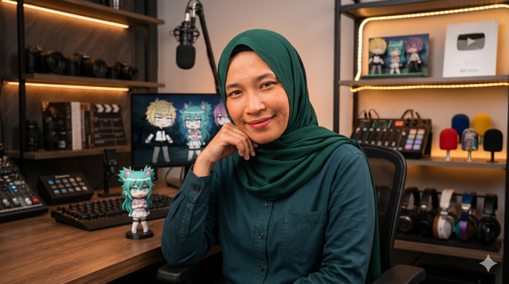 Intan Purnama Sari Kreator Animasi Sans Mutty Natuna