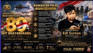 HUT Bhayangkara ke-80, Pimpinan Redaksi Natindonews.com Ajak Polri Terus Perkuat Transformasi Presisi