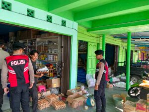 Polsek Bunguran Barat Amankan Pusat Aktivitas Warga di Sedanau