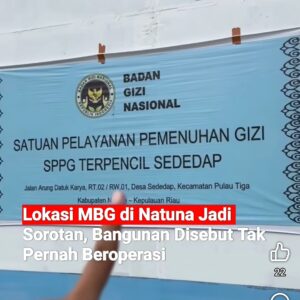 Mangkrak Sebelum Berfungsi! Gedung MBG di Natuna Rusak Parah, Publik Pertanyakan Kualitas Bangunan Asal Jadi