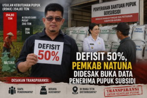 Defisit 50%, Pemkab Natuna Didesak Buka Data Penerima Pupuk Subsidi 1 Defisit 50%, Pemkab Natuna Didesak Buka Data Penerima Pupuk Subsidi