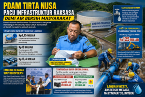 PDAM Tirta Nusa Pacu Infrastruktur Raksasa Demi Air Bersih Masyarakat 1 PDAM Tirta Nusa Pacu Infrastruktur Raksasa Demi Air Bersih Masyarakat