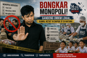 Bongkar Monopoli! Gandeng UMKM Lokal, Kawal Ketat 14 Dapur 3T di Natuna