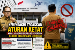 Kemendagri Tegaskan Aturan Ketat, Kepala Daerah Dilarang Bepergian ke Luar Negeri Tanpa Izin Resmi