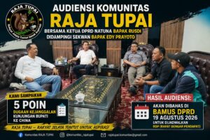 SKANDAL LAWATAN KE CHINA, 5 POIN KEJANGGALAN BUPATI NATUNA DITAGIH RAJA TUPAI, DPRD JADWALKAN RDP USUT TUNTAS!