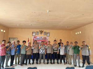 Polsek Bunguran Timur Sosialisasikan Pencegahan Karhutla di Desa Batu Gajah