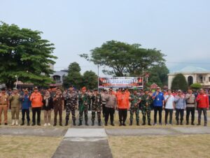 ‎Apel Kesiapsiagaan Karhutla, Polres Natuna Siap Bersinergi Pencegahan Karhutla ‎