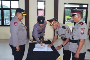 ‎Kapolres Natuna Pimpin Pelantikan Wakapolres dan Sertijab Sejumlah Pejabat Utama