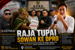 Desak Klarifikasi Perjalanan ke China Tanpa Izin, "Raja Tupai" Besok Sambangi DPRD Natuna