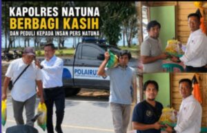 Sinergi Pilar Demokrasi, Polres Natuna Gelar Aksi Peduli bagi Insan Pers di Hari Kemerdekaan