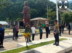 Sinergi TNI-Polri Latih Paskibra Serasan, Persiapkan Pengibaran Merah Putih HUT RI ke-81