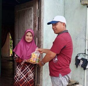 Sentuhan Nyata di Tanah Perbatasan, Ketua Fraksi Gerindra DPRD Kepri Marzuki Bagi-bagi Kebahagiaan untuk Warga Mekar Jaya