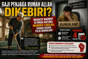 Gaji Penjaga Rumah Allah Dikebiri? Insentif Marbot di Midai Natuna Mandek 4 Bulan, Kabag Kesra Pilih Bungkam! 1 Gaji Penjaga Rumah Allah Dikebiri? Insentif Marbot di Midai Natuna Mandek 4 Bulan, Kabag Kesra Pilih Bungkam!