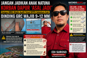 Jangan Jadikan Anak Natuna Korban Dapur 'Asal Jadi'" Satgas MBG Wajib Audit Total SPPG Sebelum Cair, Dinding GRC Wajib 9-12 MM