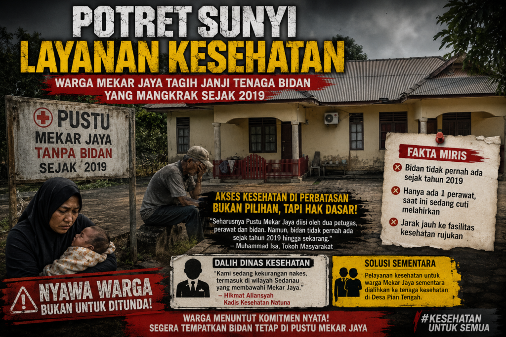 Potret Sunyi Layanan Kesehatan,  Warga Mekar Jaya Tagih Janji Tenaga Bidan yang Mangkrak, Hikmat: Kita Beri Solusi Jangka Pendek
