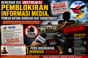 Beredar Isu Instruksi Pemblokiran Informasi Media, Pemkab Natuna Bungkam Saat Dikonfirmasi