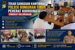 Tekan Gangguan Kamtibmas, Polsek Bunguran Timur Pererat Koordinasi Tingkat Kelurahan 1 Tekan Gangguan Kamtibmas, Polsek Bunguran Timur Pererat Koordinasi Tingkat Kelurahan