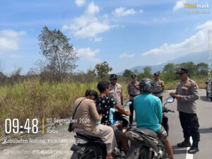Polsek Bunguran Timur Gencarkan Patroli Karhutla, Pastikan Natuna Aman dari Titik Api