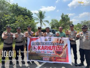 Polsek Bunguran Timur Gencarkan Patroli Karhutla, Pastikan Natuna Aman dari Titik Api