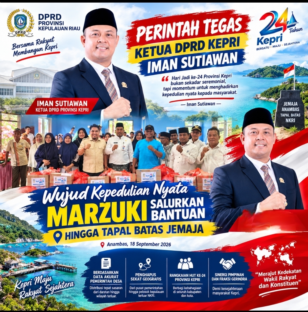 Perintah Tegas Ketua DPRD Kepri Iman Sutiawan, Wujud Kepedulian Nyata Marzuki Salurkan Bantuan hingga Tapal Batas Jemaja 1 Perintah Tegas Ketua DPRD Kepri Iman Sutiawan, Wujud Kepedulian Nyata Marzuki Salurkan Bantuan hingga Tapal Batas Jemaja