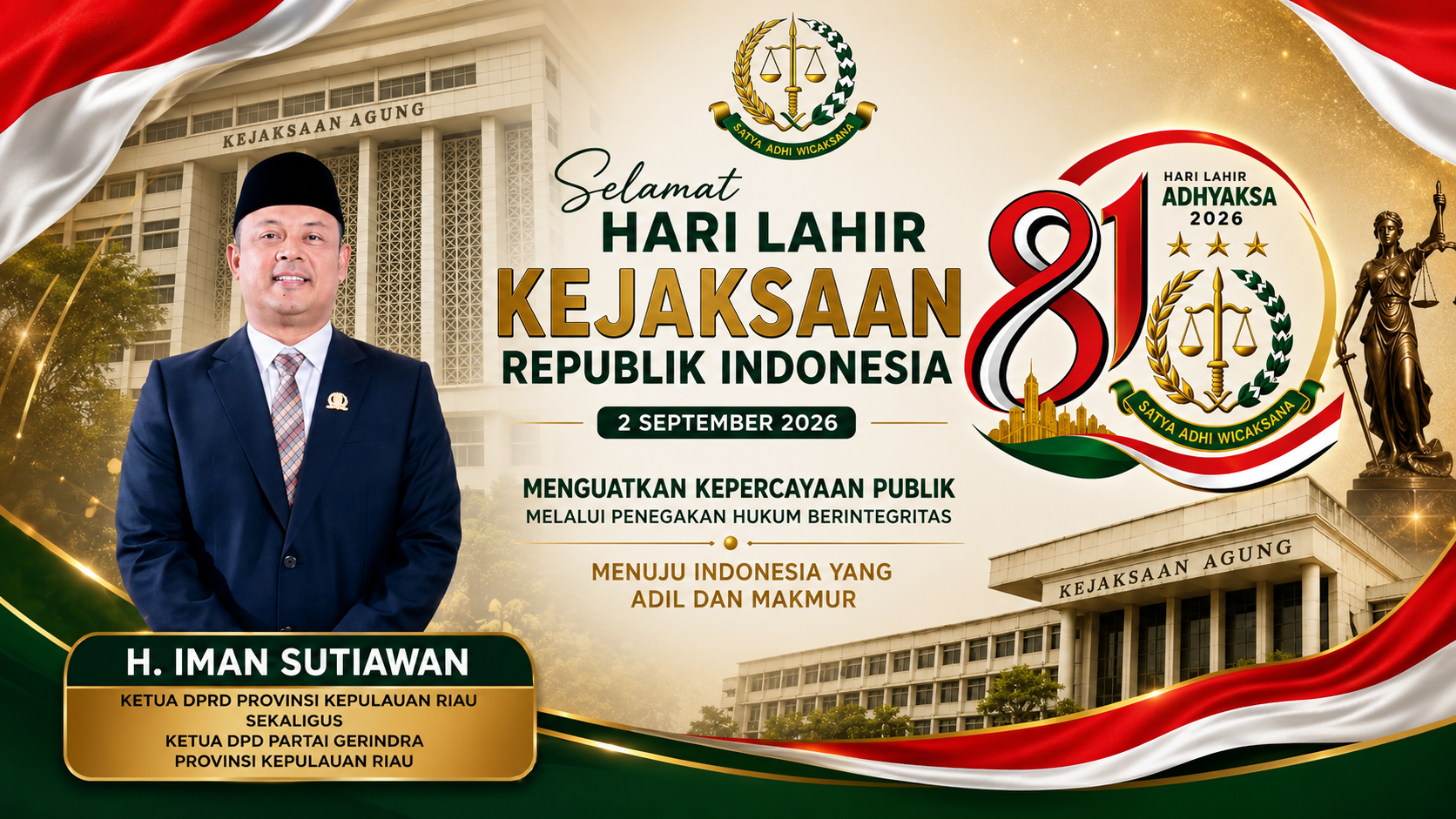 Ketua DPRD Kepri H. Iman Sutiawan Tegaskan Peran Strategis Kejaksaan di HUT ke-81 1 Ketua DPRD Kepri H. Iman Sutiawan Tegaskan Peran Strategis Kejaksaan di HUT ke-81