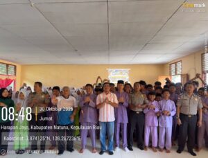 Polres Natuna Edukasi Pelajar SMPN 1 Bunguran Tengah tentang Bahaya Radikalisme, Ekstremisme dan Kekerasan terhadap Anak