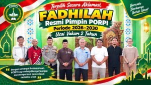 Terpilih Secara Aklamasi, Fadhilah Resmi Pimpin PORPI Periode 2026–2030 Usai Vakum 2 Tahun