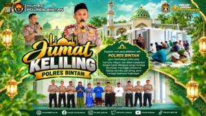 Lewat Jumat Keliling, Polres Bintan Pererat Silaturahmi dan Jaga Kondusivitas Warga
